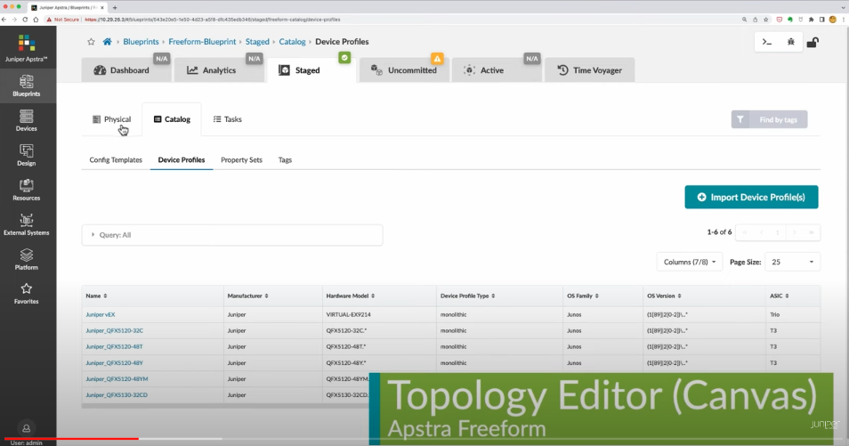 Juniper Apstra Freeform Demo: Network Automation for Any Topology, Any Scale, Any Data Center